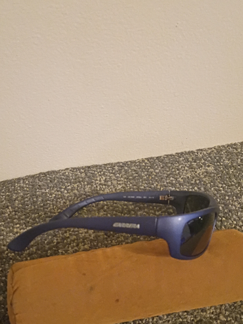 Carrera Metallic Blue Wrap Sunglasses